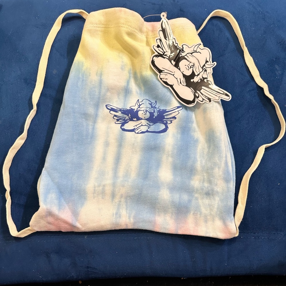 🆕 Boys Lie | UNRELEASED Blue/Pink Cotton Candy Drawstring Bag